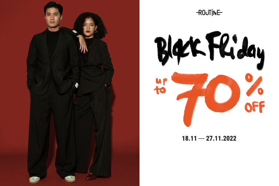 Lễ hội mua sắm Black Friday nhiều chương trình Sale up to 70%