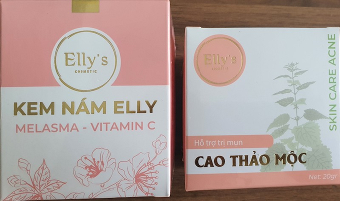 Nhiều dấu hiệu sai phạm của sản phẩm Elly’s Cosmetic