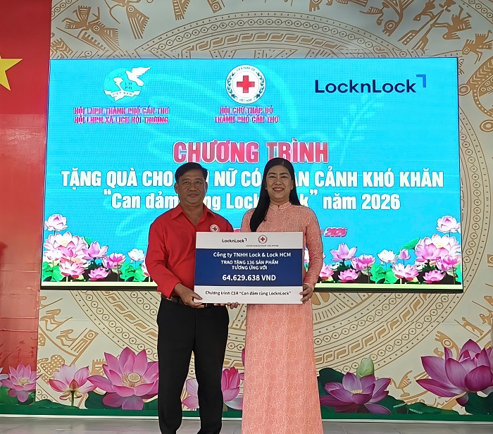 LocknLock hỗ trợ phụ nữ khó khăn và gia đình đơn thân dịp 8/3