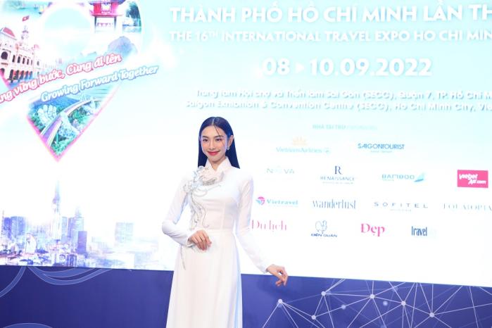Hoa hậu Thùy Tiên trở thành Đại sứ truyền thông Hội chợ Du lịch Quốc tế TP.HCM năm 2022