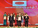 Dai-ichi Life Việt Nam vinh dự đạt “Top 10 Công ty Bảo hiểm Nhân thọ uy tín năm 2020”