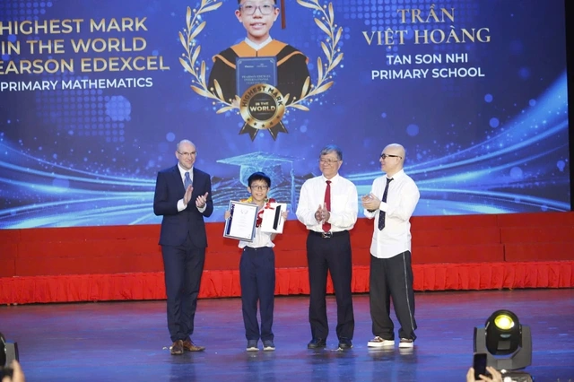 Một học sinh Việt Nam đạt điểm cao nhất thế giới môn toán tiểu học