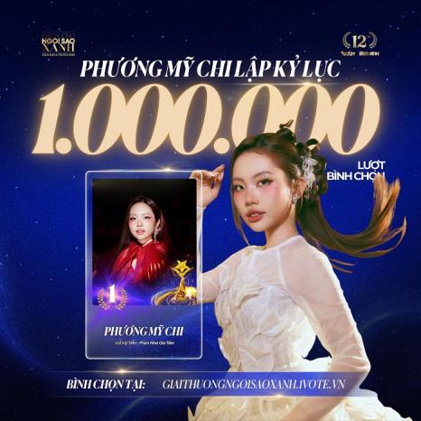 Ngôi sao xanh 2025 bùng nổ tuần đầu vượt hơn 10 triệu lượt vote