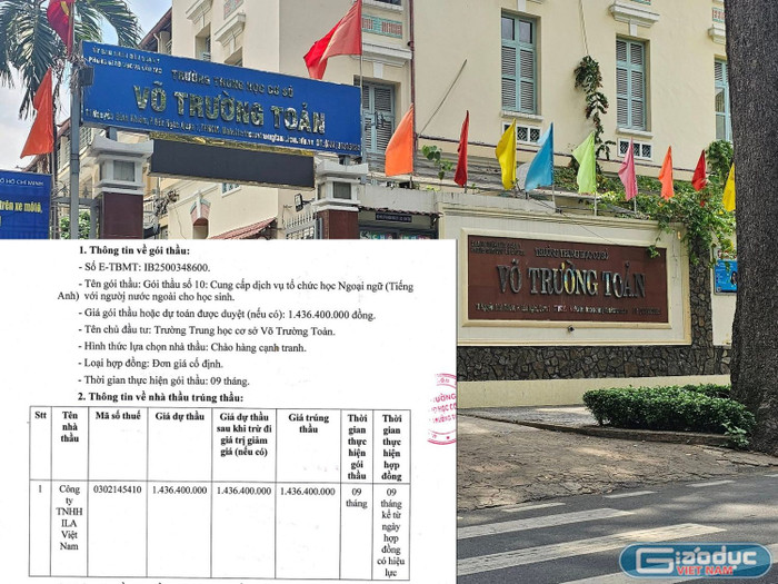 ILA Việt Nam trúng thầu cung cấp dịch vụ dạy tiếng Anh ở những trường công nào tại TPHCM? 